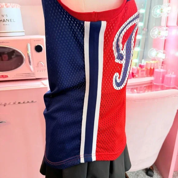 NFL New England Patriots Women’s Mesh Tank Jersey Football Super Bowl Fashion - Picture 6 of 7